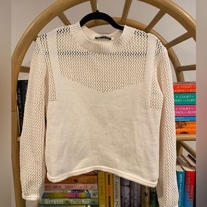 Zara White Sweater